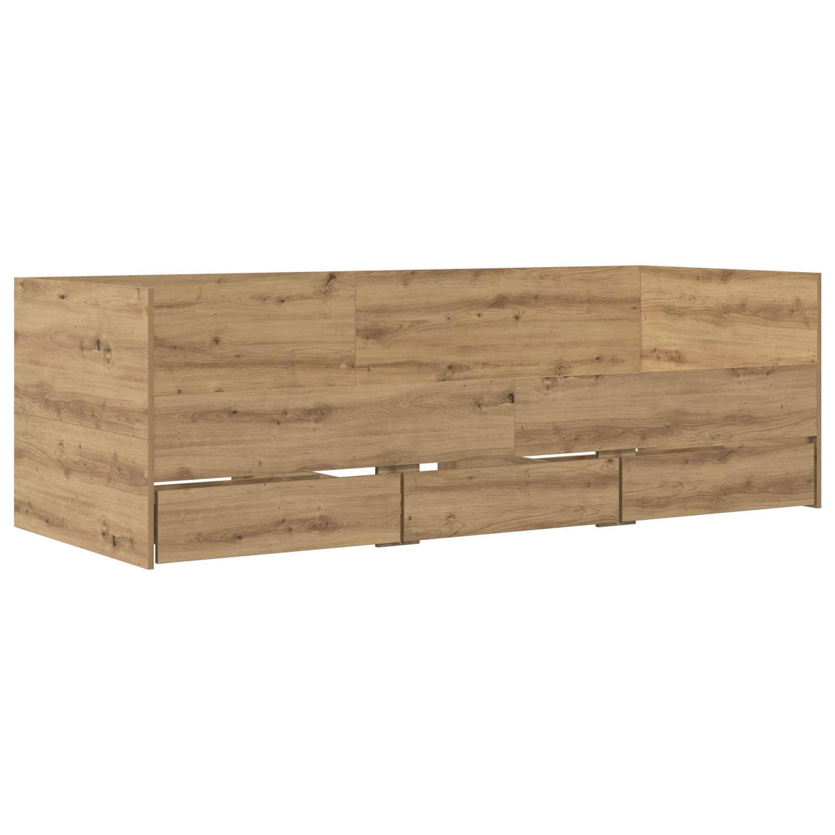 Daybed Se Zásuvkou S Čelo Dub Artisan Kompozitní Dřevo