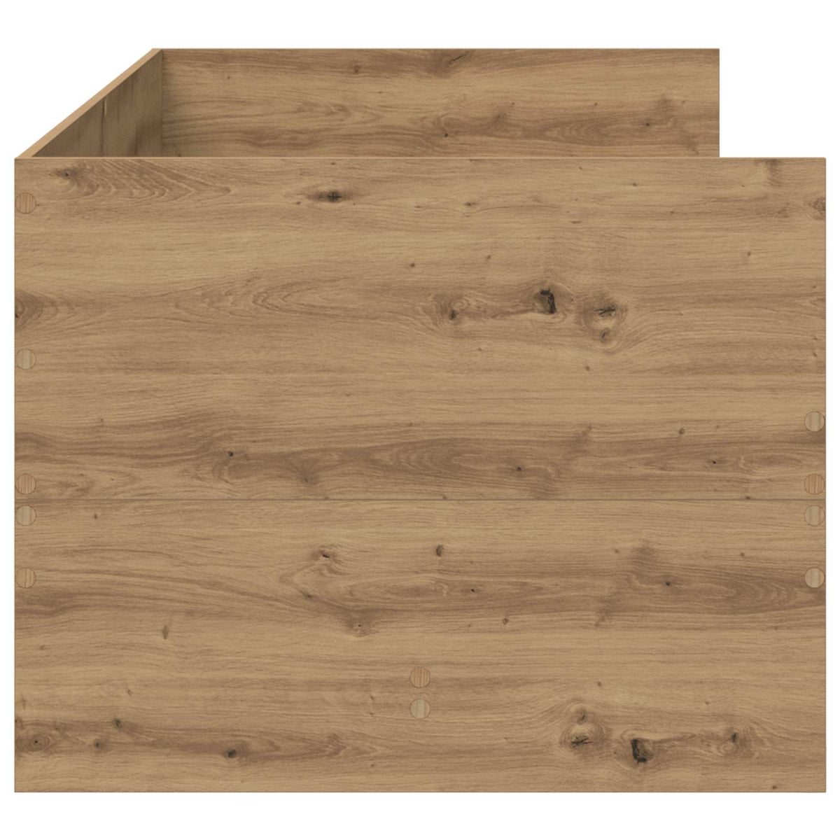 Daybed Se Zásuvkou S Čelo Dub Artisan Kompozitní Dřevo