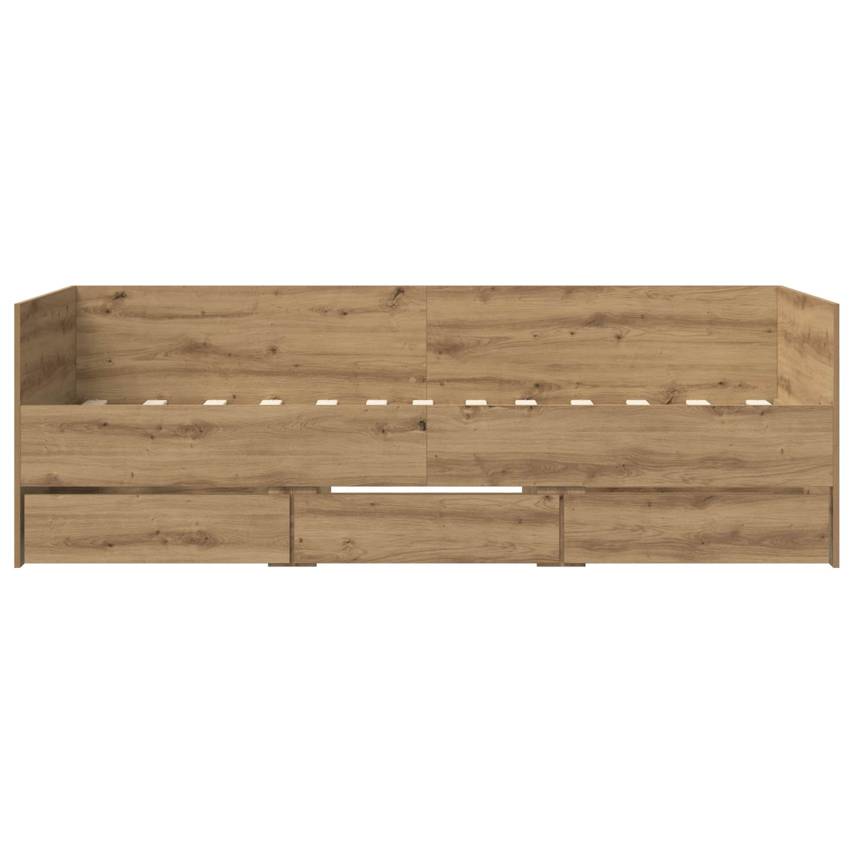 Daybed Se Zásuvkou S Čelo Dub Artisan Kompozitní Dřevo