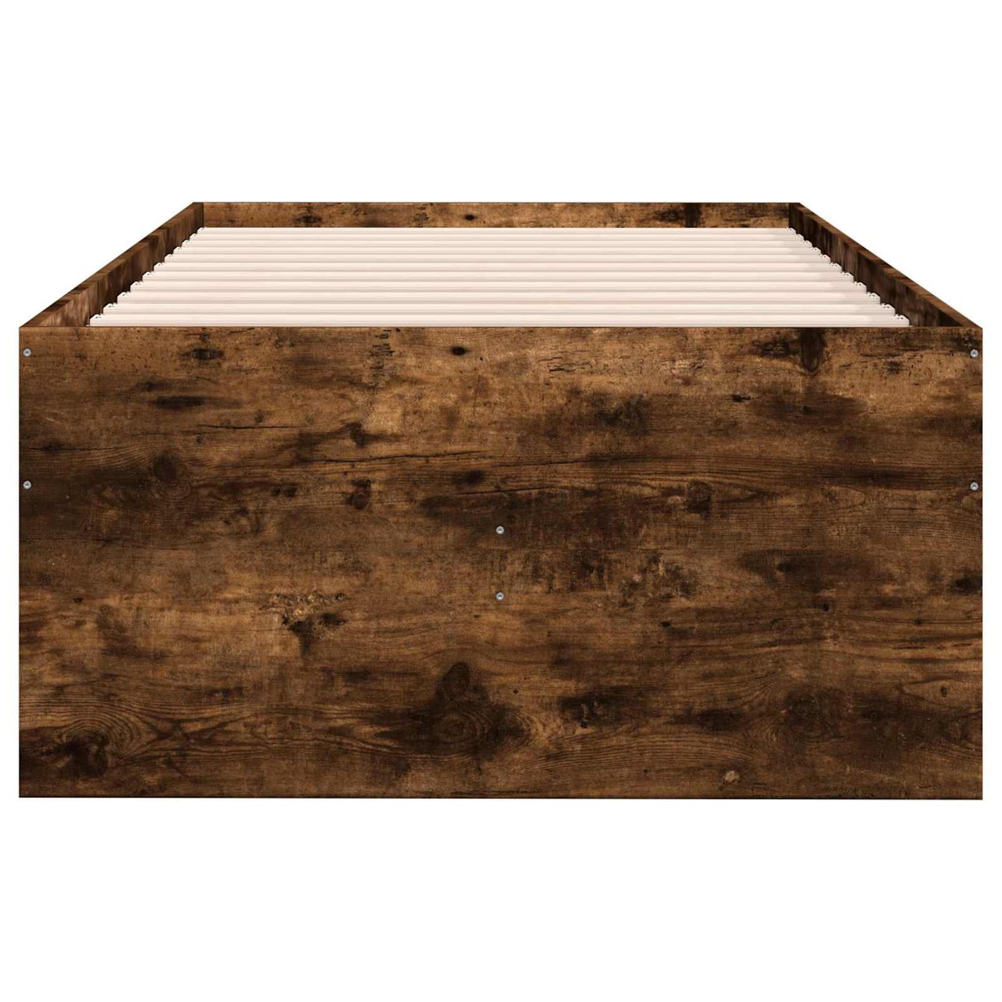 Rám Postele S Úložným Prostorem Kouřový Dub 80 X 200 Cm