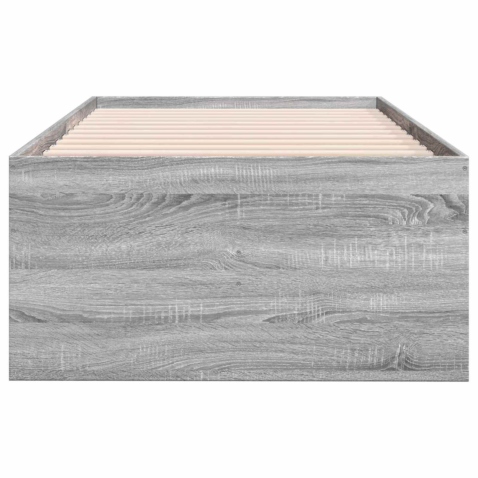 Rám Postele S Úložným Prostorem Šedý Sonoma 80 X 200 Cm