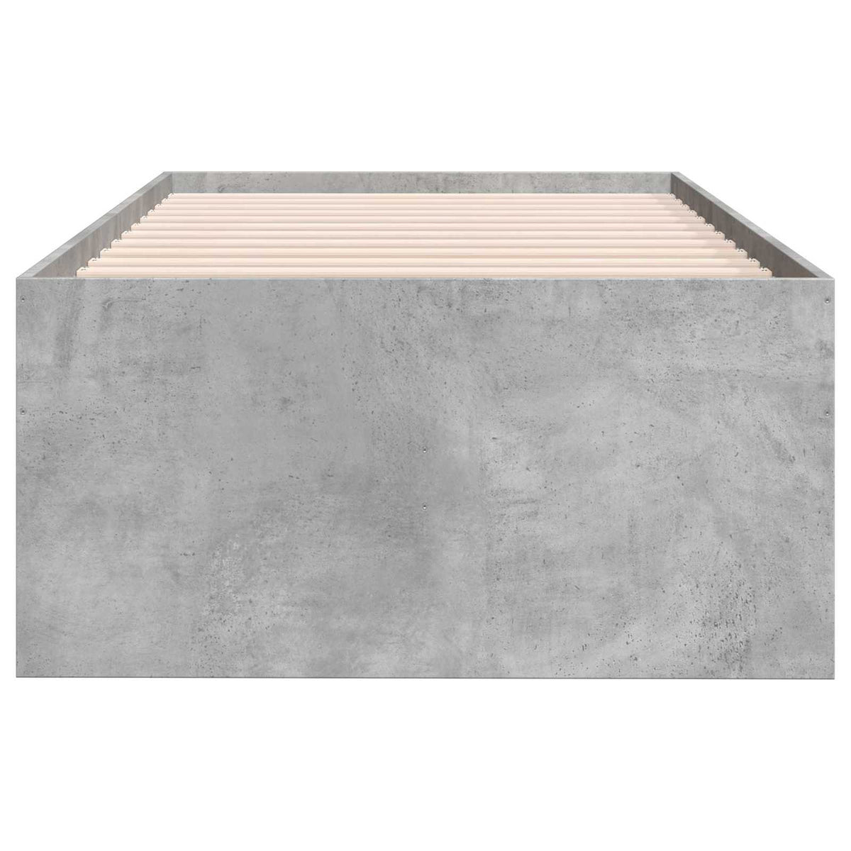 Rám Postele S Úložným Prostorem Betonově Šedá 80 X 200 Cm