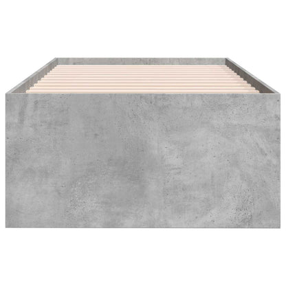Rám Postele S Úložným Prostorem Betonově Šedá 80 X 200 Cm