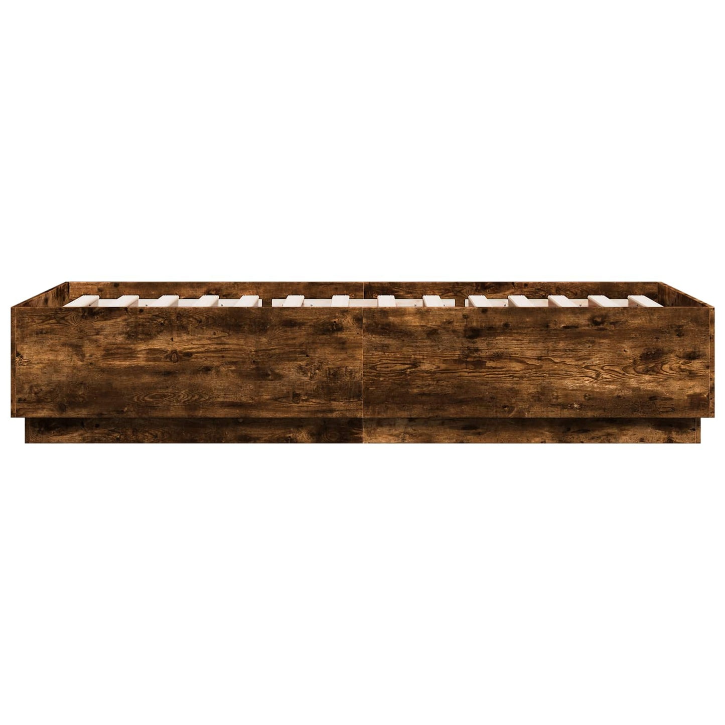 Rám Postele Kouřový Dub 80 X 200 Cm Kompozitní Dřevo