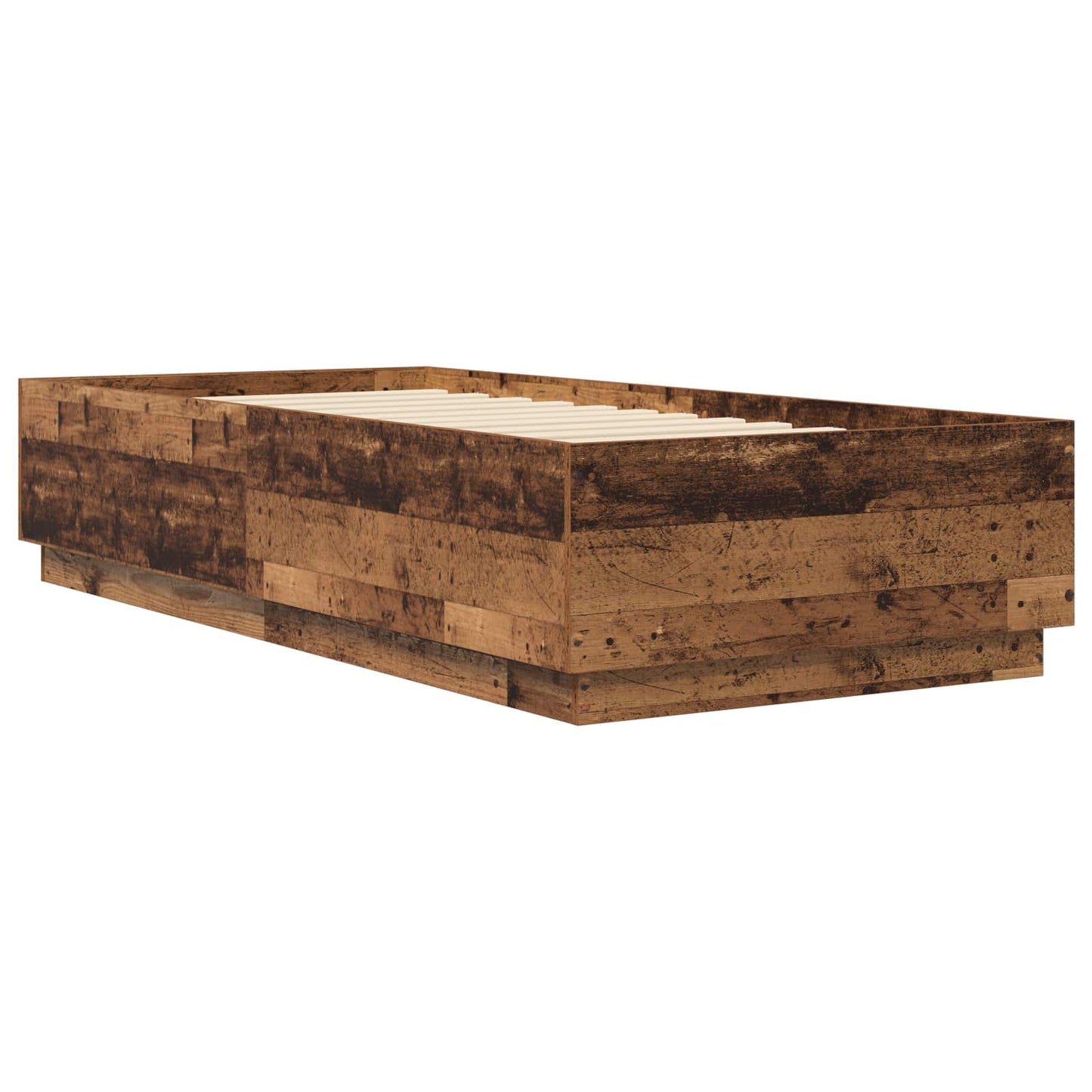 Rám Postele Staré Dřevo 80 X 200 Cm Kompozitní Dřevo