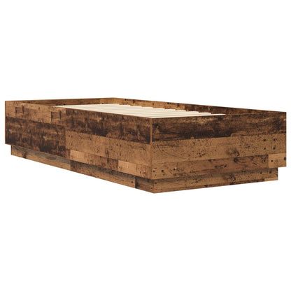 Rám Postele Staré Dřevo 80 X 200 Cm Kompozitní Dřevo