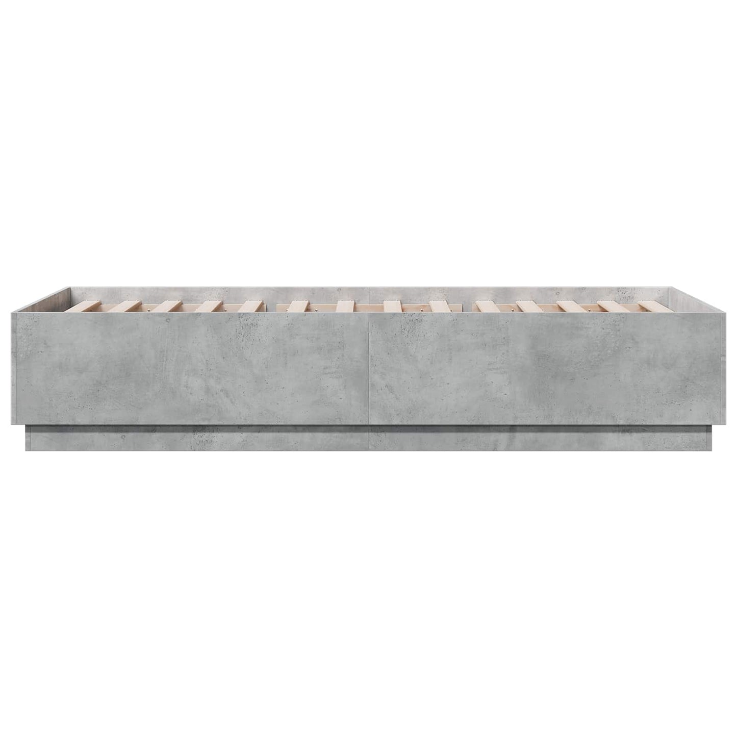 Rám Postele Betonově Šedá 80 X 200 Cm Kompozitní Dřevo