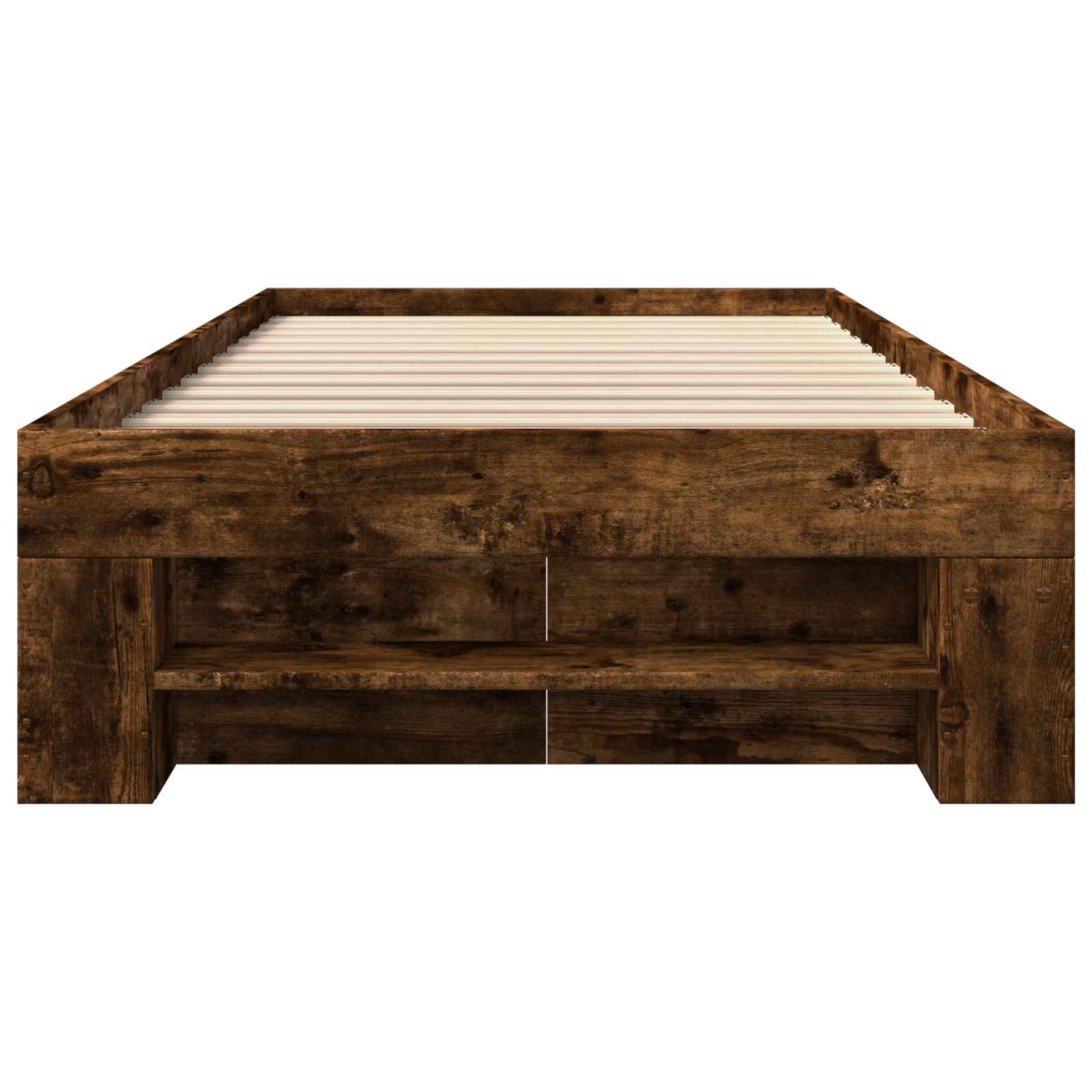Rám Postele S Úložným Prostorem Kouřový Dub 80 X 200 Cm