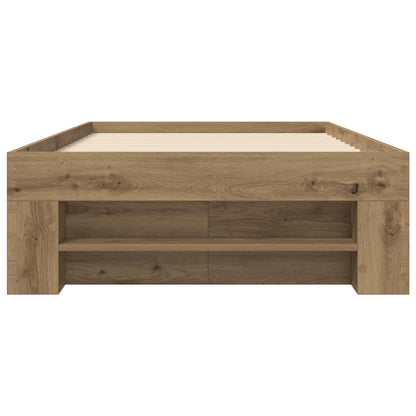 Rám Postele S Úložným Prostorem Dub Artisan 80 X 200 Cm