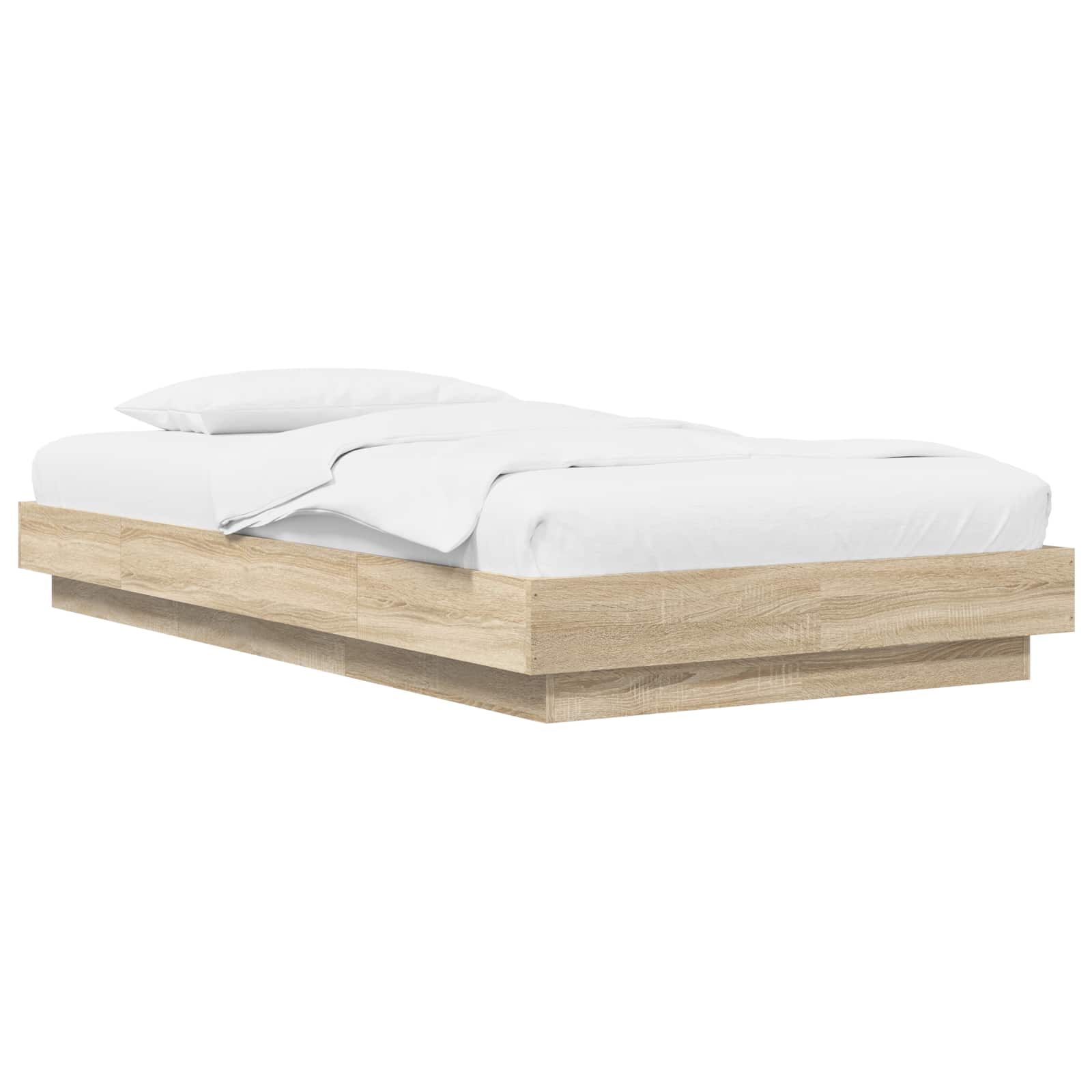 Postel Na Podlaze Dub Sonoma 80 X 210 Cm Kompozitní Dřevo
