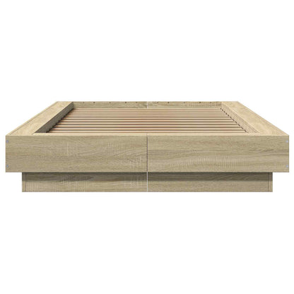 Postel Na Podlaze Dub Sonoma 80 X 210 Cm Kompozitní Dřevo