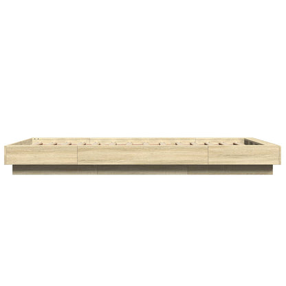 Postel Na Podlaze Dub Sonoma 80 X 210 Cm Kompozitní Dřevo