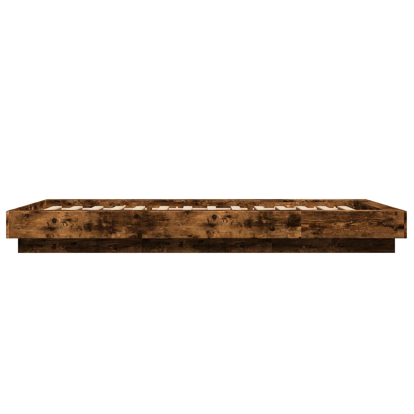 Postel Na Podlaze Kouřový Dub 80 X 210 Cm Kompozitní Dřevo
