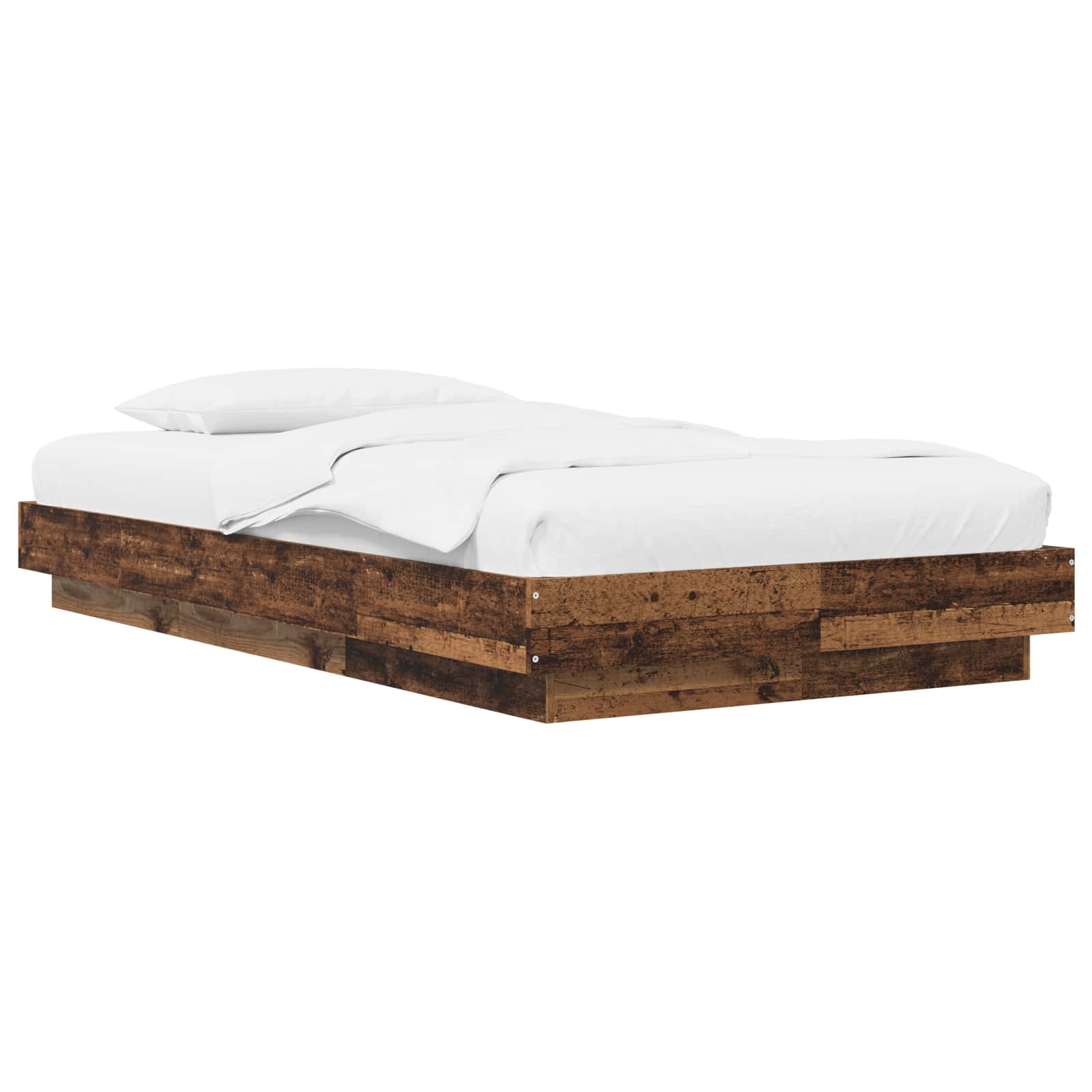 Postel Na Podlaze Staré Dřevo 80 X 210 Cm Kompozitní Dřevo