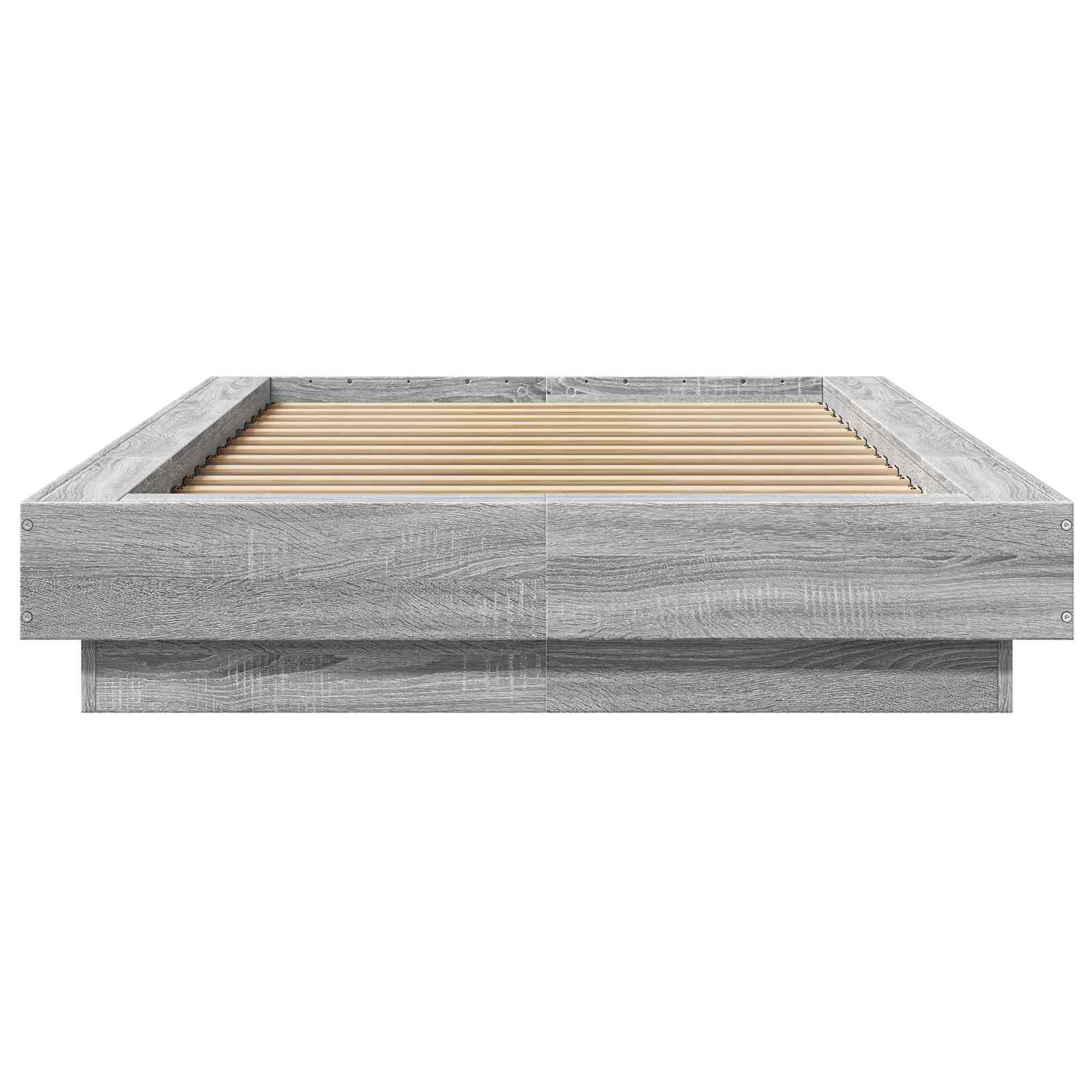 Postel Na Podlaze Šedý Sonoma 80 X 210 Cm Kompozitní Dřevo