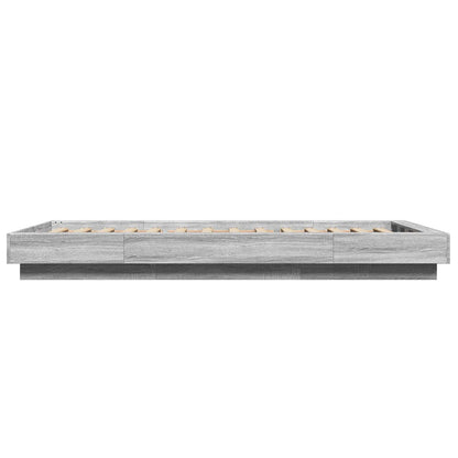 Postel Na Podlaze Šedý Sonoma 80 X 210 Cm Kompozitní Dřevo