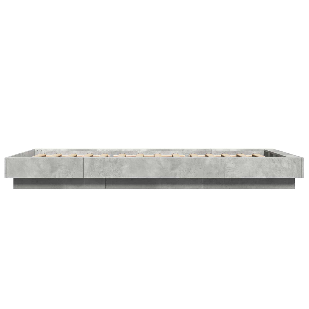 Postel Na Podlaze Betonově Šedá 80 X 210 Cm Kompozitní Dřevo