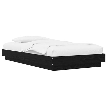 Postel Na Podlaze Černý Dub 80 X 210 Cm Kompozitní Dřevo
