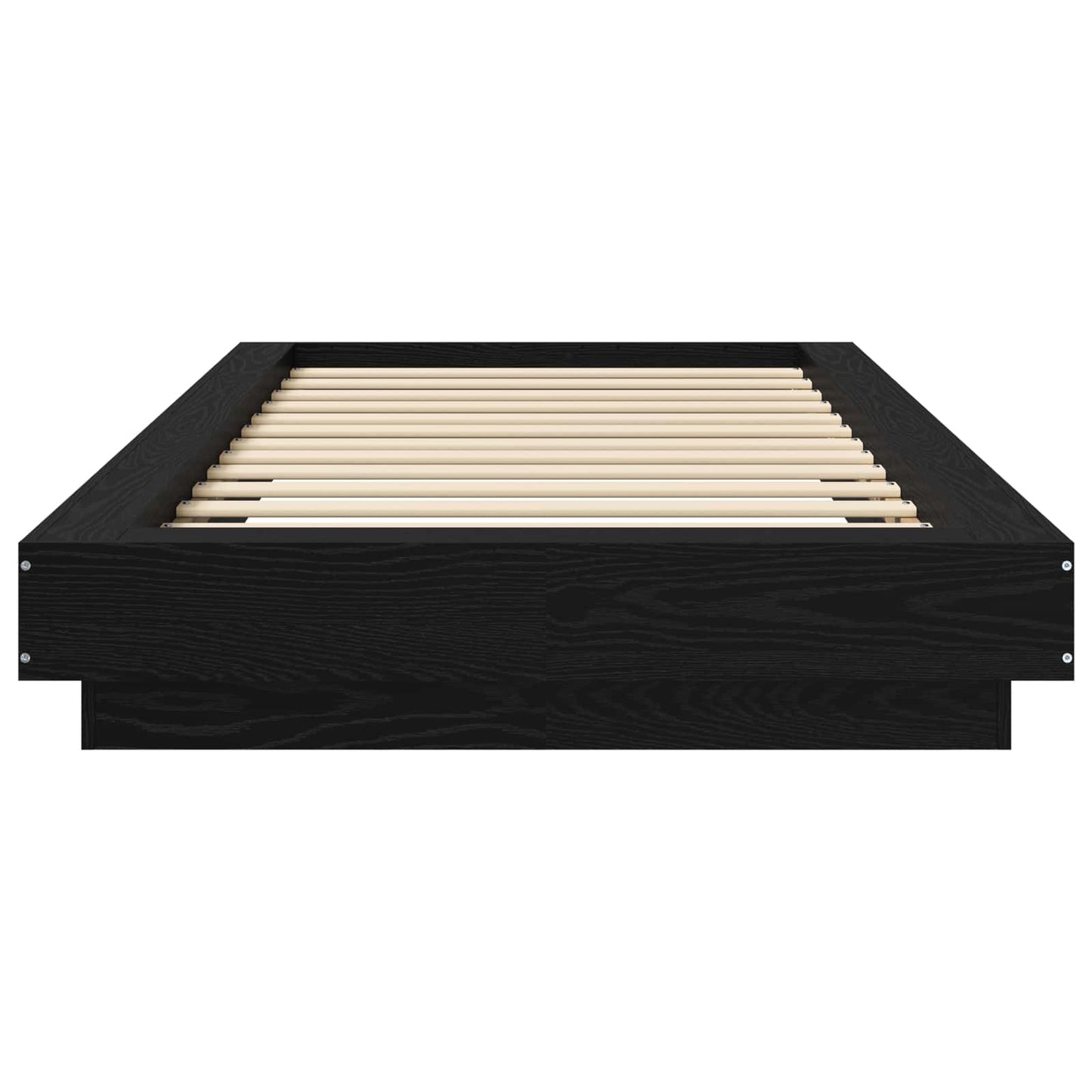 Postel Na Podlaze Černý Dub 80 X 210 Cm Kompozitní Dřevo
