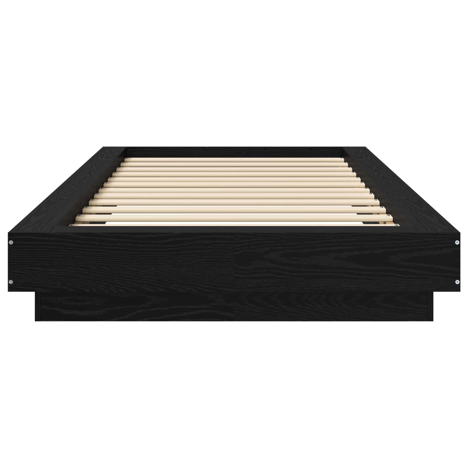 Postel Na Podlaze Černý Dub 80 X 210 Cm Kompozitní Dřevo