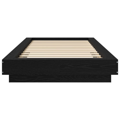 Postel Na Podlaze Černý Dub 80 X 210 Cm Kompozitní Dřevo