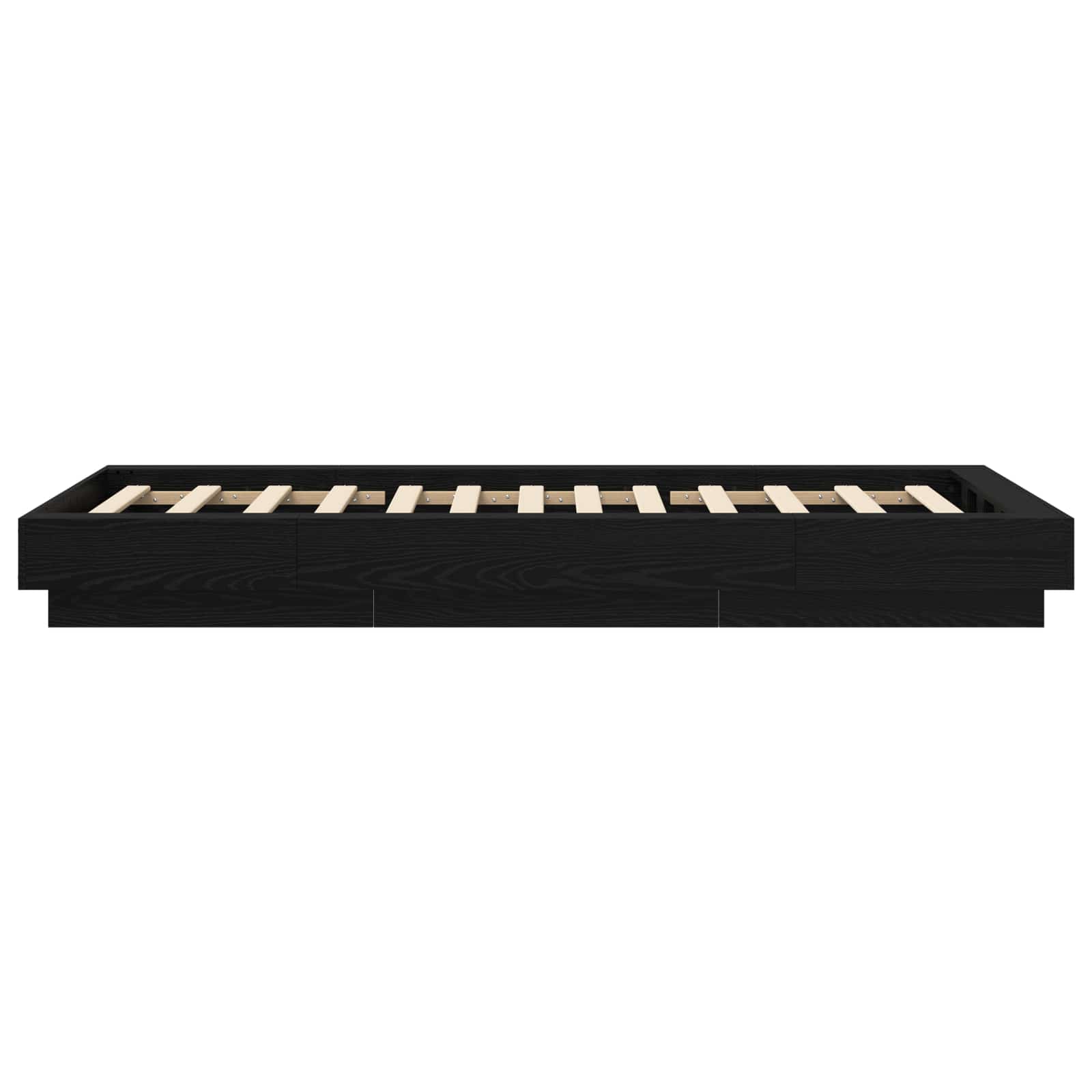 Postel Na Podlaze Černý Dub 80 X 210 Cm Kompozitní Dřevo