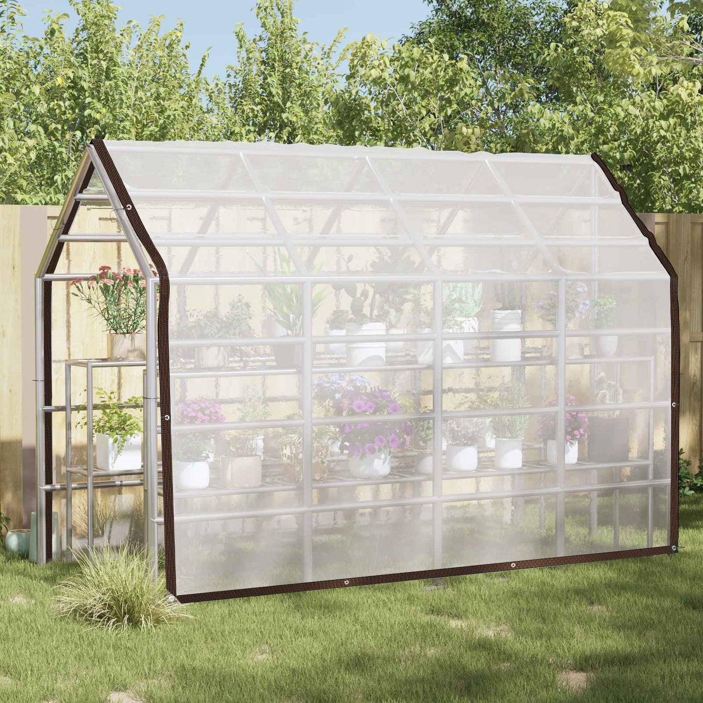 Pokrytí Rostlin Transparentní 3 X 4 M Pe