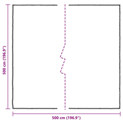 Pokrytí Rostlin Transparentní 5 X 5 M Pe