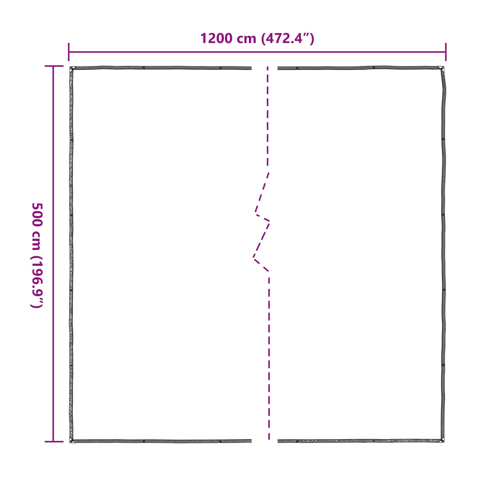 Pokrytí Rostlin Transparentní 5 X 12 M Pe