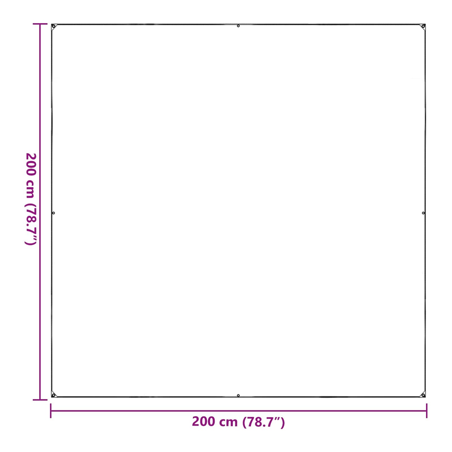 Pokrytí Rostlin Transparentní 2 X 2 M Pvc