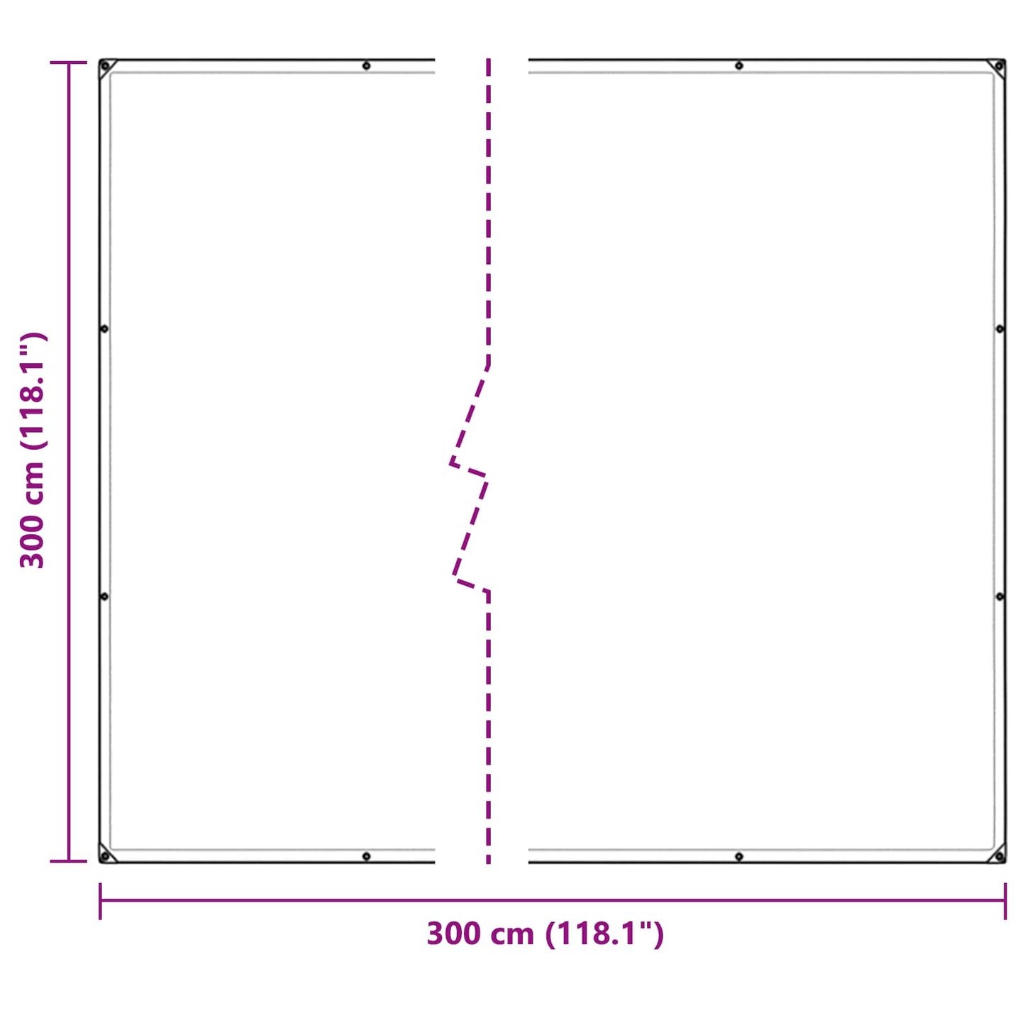 Pokrytí Rostlin Transparentní 3 X 3 M Pvc