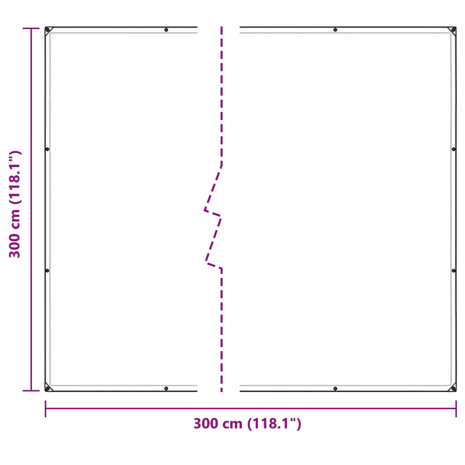 Pokrytí Rostlin Transparentní 3 X 3 M Pvc
