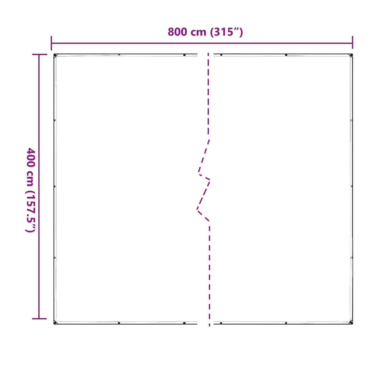 Pokrytí Rostlin Transparentní 4 X 8 M Pvc
