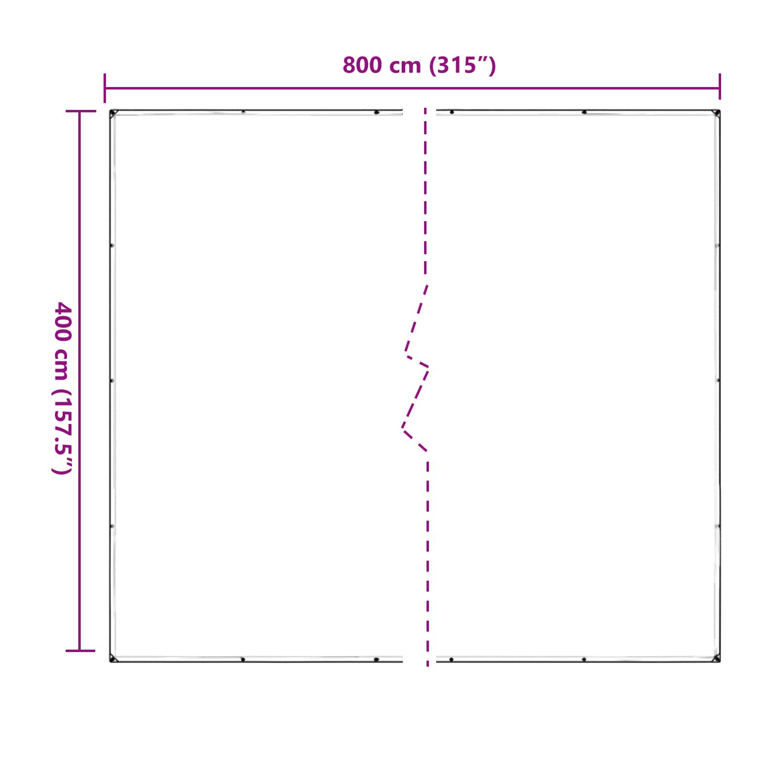 Pokrytí Rostlin Transparentní 4 X 8 M Pvc
