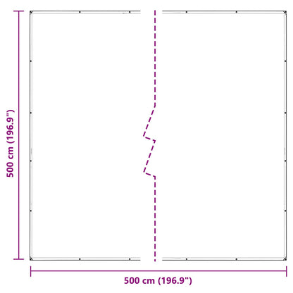Pokrytí Rostlin Transparentní 5 X 5 M Pvc