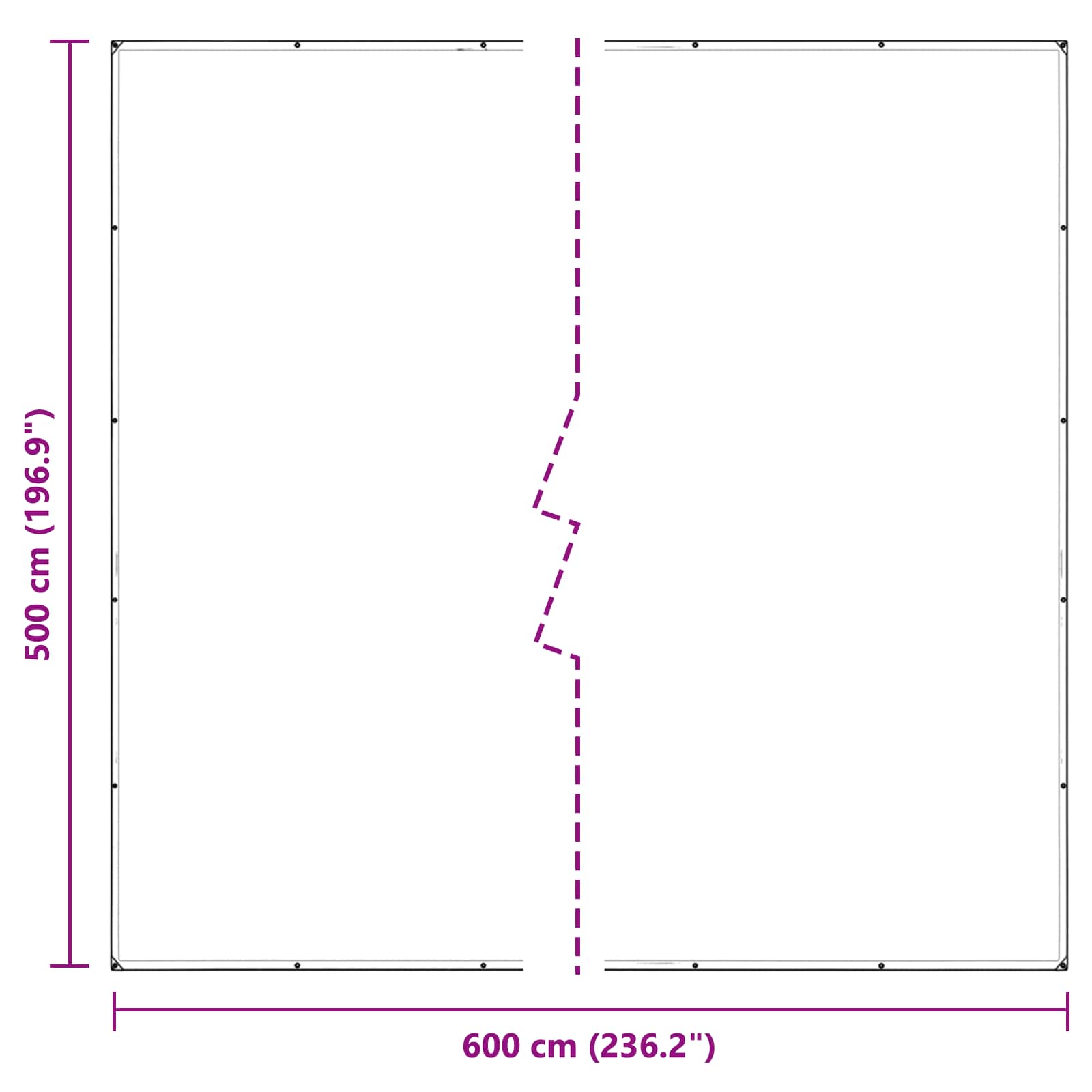 Pokrytí Rostlin Transparentní 5 X 6 M Pvc