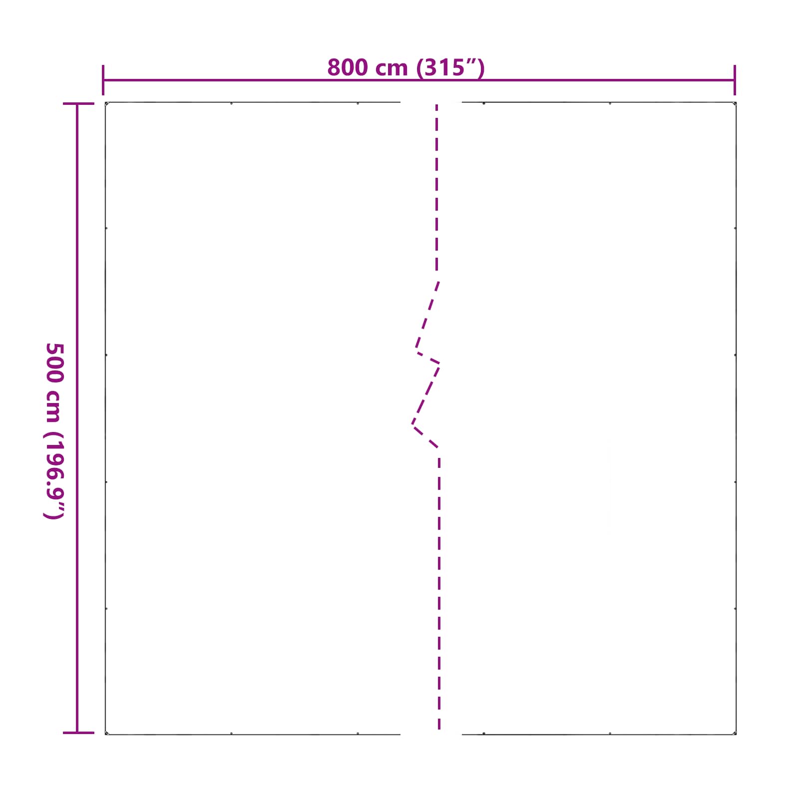 Pokrytí Rostlin Transparentní 5 X 8 M Pvc