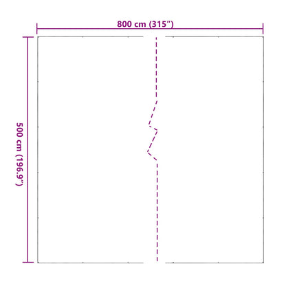 Pokrytí Rostlin Transparentní 5 X 8 M Pvc
