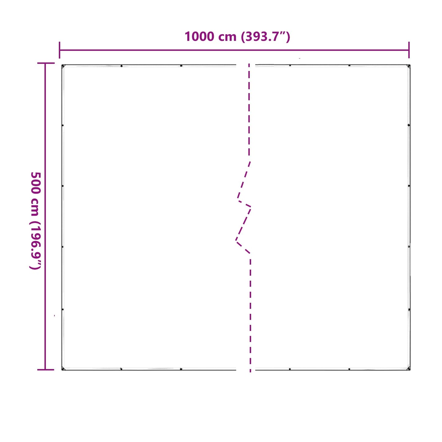 Pokrytí Rostlin Transparentní 5 X 10 M Pvc