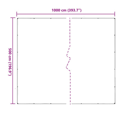 Pokrytí Rostlin Transparentní 5 X 10 M Pvc