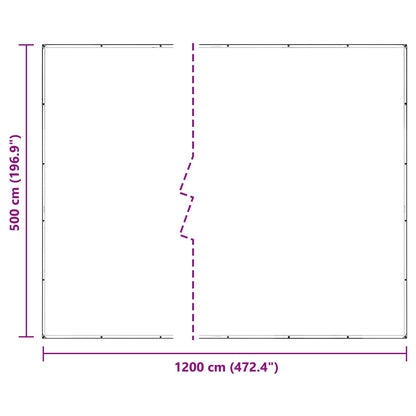 Pokrytí Rostlin Transparentní 5 X 12 M Pvc