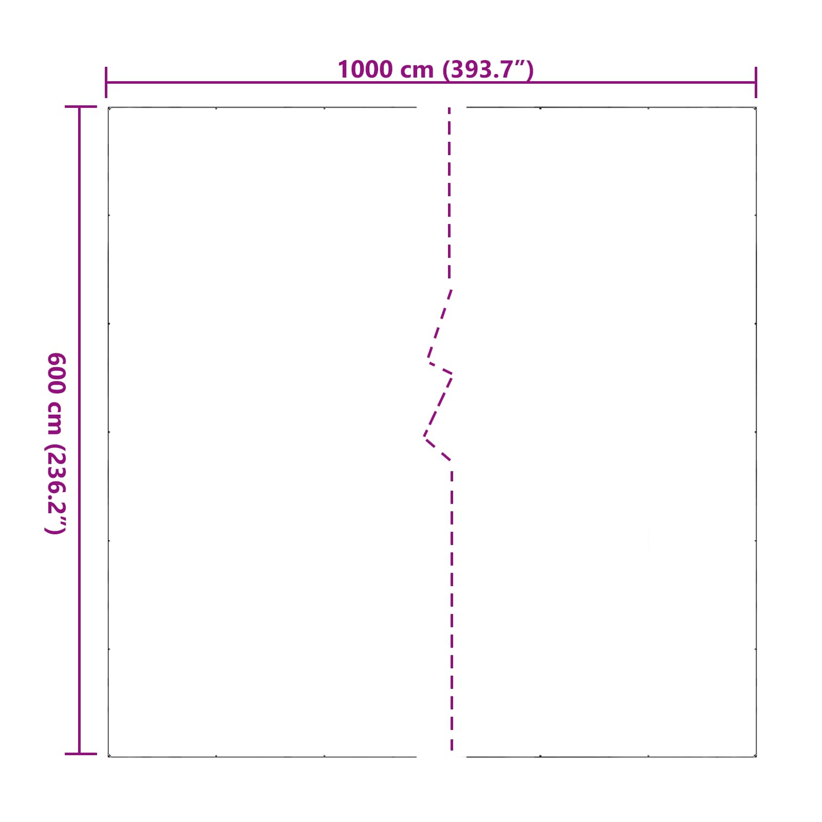 Pokrytí Rostlin Transparentní 6 X 10 M Pvc