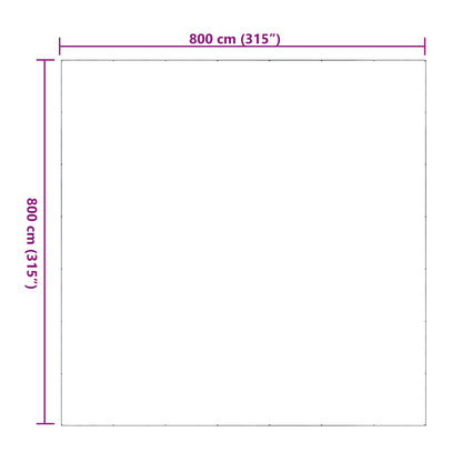 Pokrytí Rostlin Transparentní 8 X 8 M Pvc