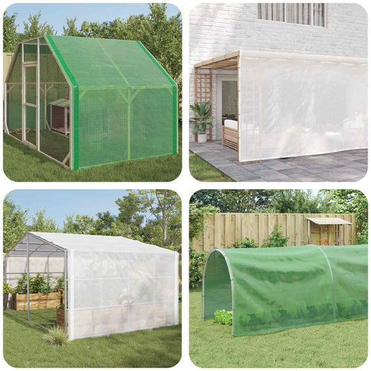 Plachta S Oky 2 Ks Zelená 3 X 5 M 260 Gsm Pe