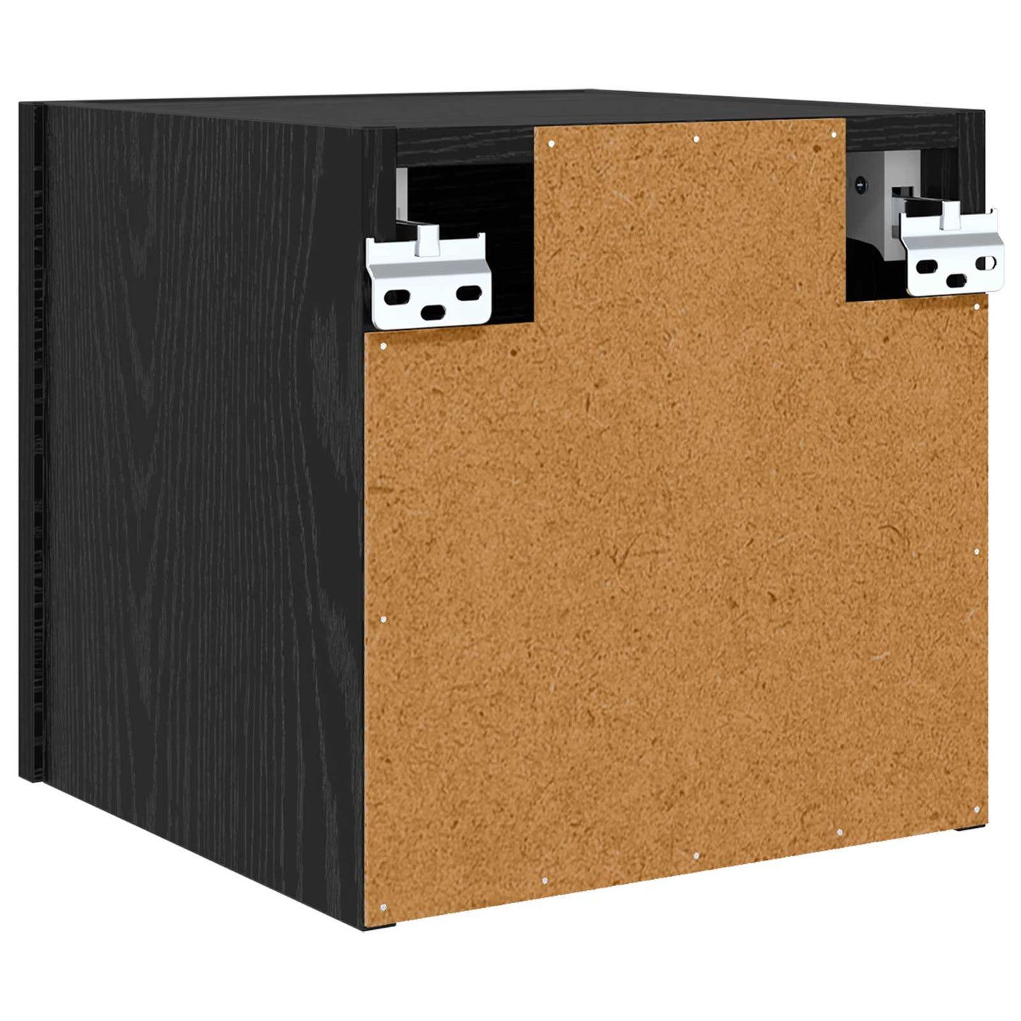 Nástěnný Tv Kabinet Nástěnný 4 Pcs Černý Dub 30,5 X 30 X 30 Cm