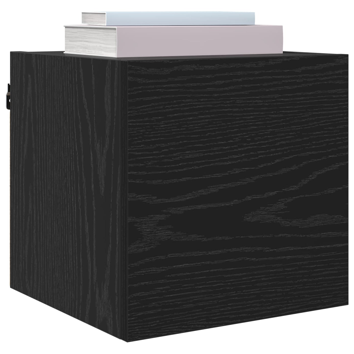 Nástěnný Tv Kabinet Nástěnný 4 Pcs Černý Dub 30,5 X 30 X 30 Cm