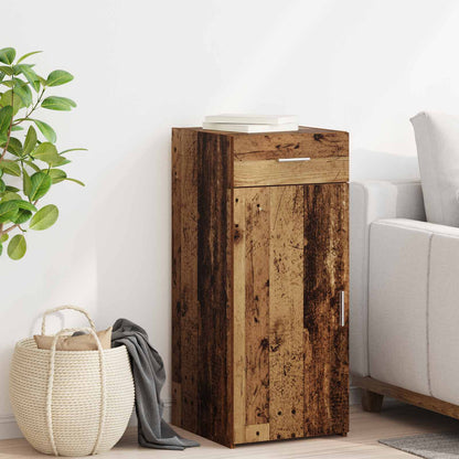 Úložná Skříňka Staré Dřevo 40 X 42,5 X 93 Cm Dřevěný Materiál