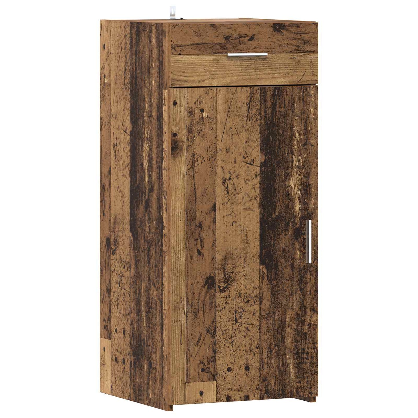 Úložná Skříňka Staré Dřevo 40 X 42,5 X 93 Cm Dřevěný Materiál