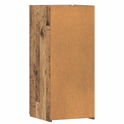 Úložná Skříňka Staré Dřevo 40 X 42,5 X 93 Cm Dřevěný Materiál