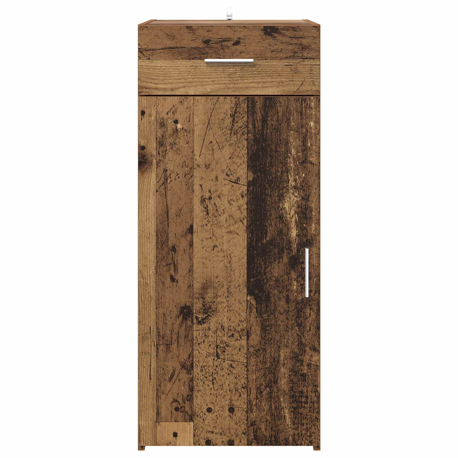 Úložná Skříňka Staré Dřevo 40 X 42,5 X 93 Cm Dřevěný Materiál